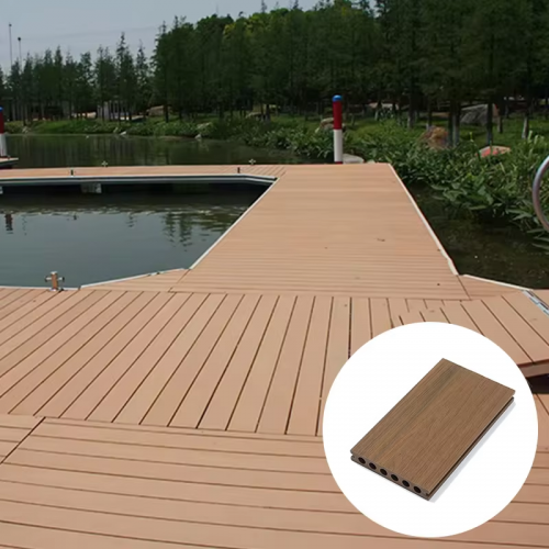 140*25Mm Outdoor Composite Decking Tiles Floor And Wood Plastic Composite WPC Flooring For Garden Landscape