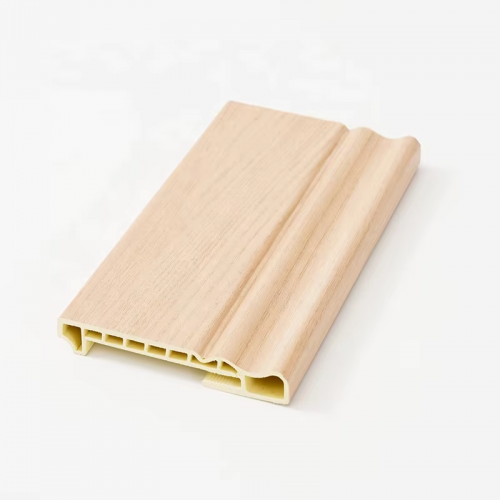 Anti-Skid And Wear-Resistant Bamboo Wood Fibre Interior Decorative Floor Accessories Skirting Board