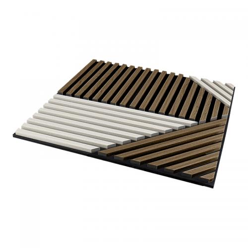 Best price polyester fiber acoustic panel 3D Special Irregular Shape acoustic slat wall panels For interior decoration