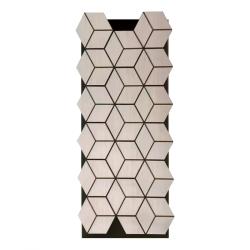 Innovative design hexagon mdf fabric board acoustic panels decorative interior wood