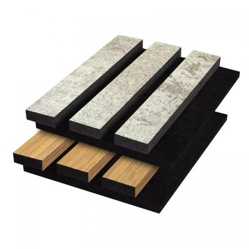 Leading technology sound insulation and noise reduction sound proof wall panels slat wall acoustic panels