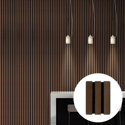 Modern Style 3D Model Design Akupanel Acoustic Panel Wooden Slat Wall Fiber Acoustic Panel