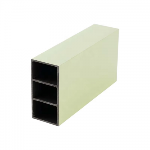 Modern Style Interior Wpc PVC Wood Plastic Hollow Square Timber Tube For Partition