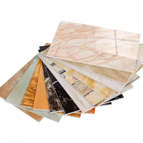 Moisture Proof Flex 3Mm 1220X2440mm 120X240cm Flex Pvc Uv Marble Design Sheet Board Sheet In Stock