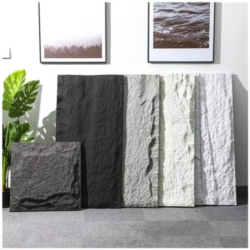 New In 2024 Unique features indoor fireproofing faux brick 3d decoration pu stone wall panel