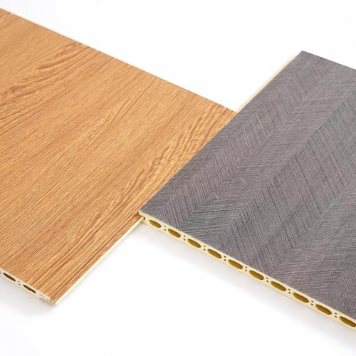 New Materials E0 Glue Bamboo Wood Fiber Integrated Bamboo PVC Wall Panels