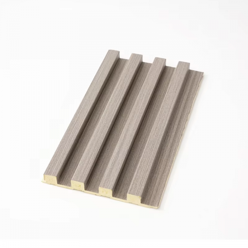 Panel De Pvc Efecto Madera Para Pared Office Living Room Decorative Wood Plastic Composite Wpc Panel