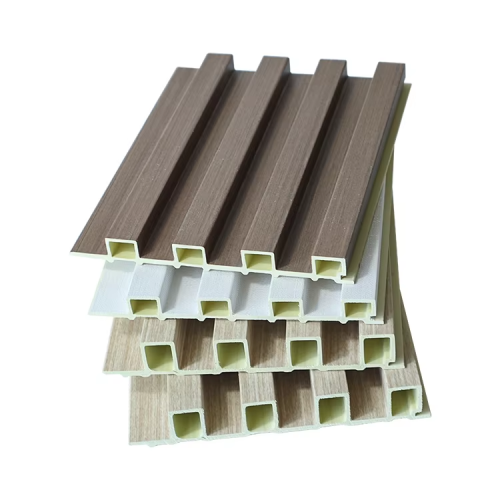 Popular design 3d print grooved wooden wpc interior wall panel decorative wall cladding for home